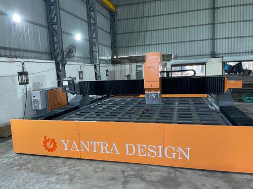 Yellow Cnc Automatic Drilling Machine