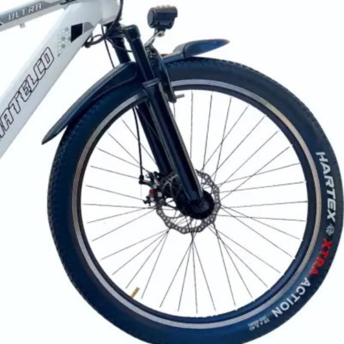 Matelco Ubero Ea26 White 26 Inches Single Speed Lithium-ion (Li-ion) Electric Cycle - Gender: Male