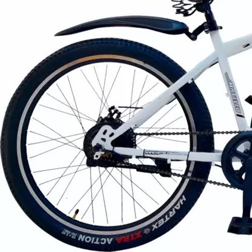 Matelco Ubero Ea26 White 26 Inches Single Speed Lithium-ion (Li-ion) Electric Cycle - Gender: Male