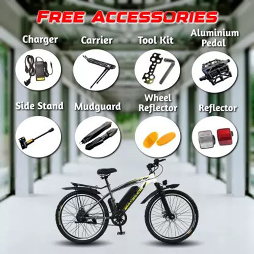 Matelco Urbano Ea26 Dt 26 Inches Single Speed Lithium-ion (Li-ion) Electric Cycle - Gender: Male