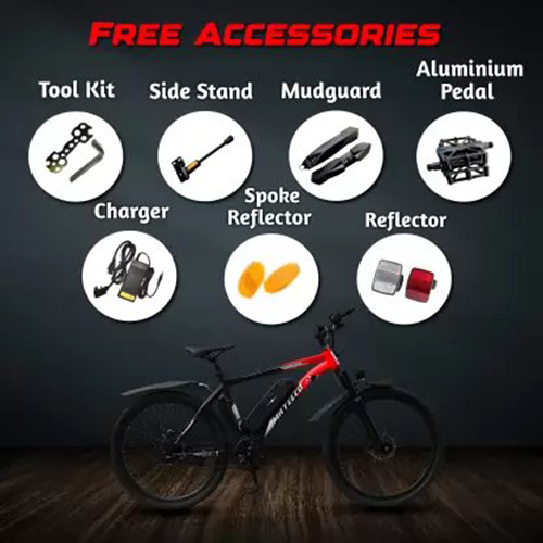 Matelco Ultra Ea27 Duel Tone 27.5 Inches Single Speed Lithium-ion (Li-ion) Electric Cycle - Gender: Male