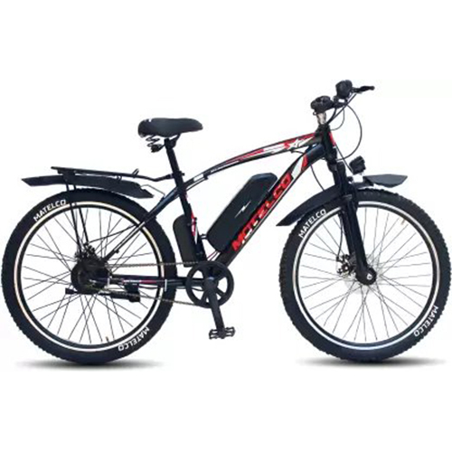 Matelco Urbano Electric Bicycle 26 Inch With Double Disc Breakes (Black) 26 T Mountain Cycle - Gender: Male