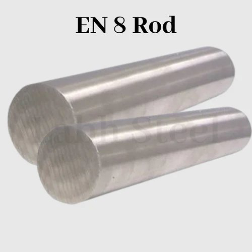 En8 Alloy Steel Round Bar - Alloy Steel, Polished Surface, Silver Color | Designed for Oil & Gas Industry Applications, Grade EN 8 Steel Bar