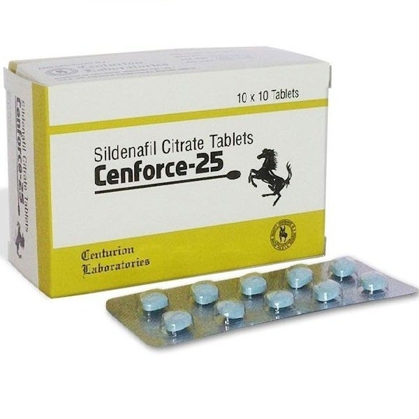 Cen Force 25mg Tablets - Effective Sildenafil Citrate Formula, Promotes Enhanced Erectile Function And Sexual Health