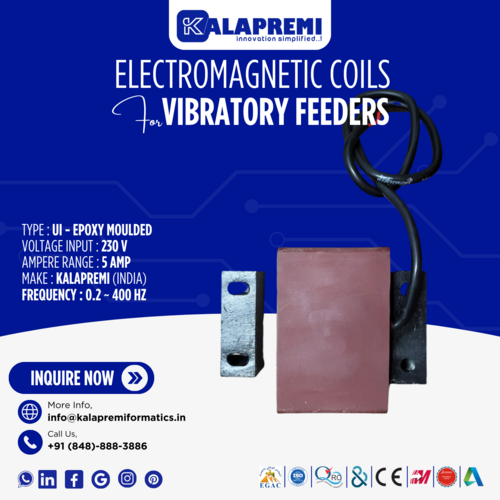 Electromagnetic Vibratory Feeder Coil - Epoxy Molded, E&I and U&I Type | Precision Engineering for Durable Performance