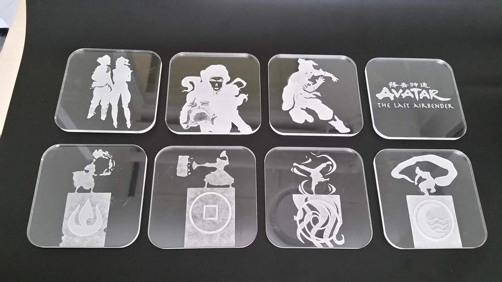 Acrylic Coasters - Durable Acrylic Material | Stylish Design, Ideal For Home And Office Use