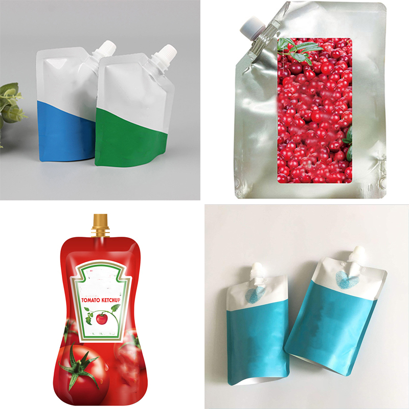 Multi Function Spout Doypack Spout Pouch Nozzle Suction Bag Form Fill Seal Packing Machine Food Snack Liquid Jelly Packing Machine