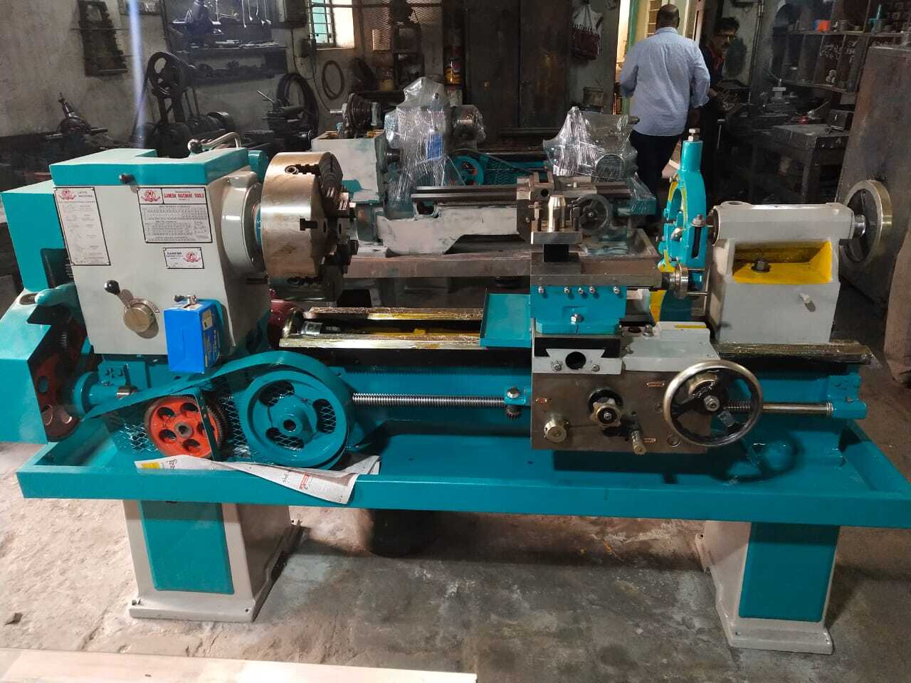Industrial Medium Duty Lathe Machine - Metal, 6 Feet Length, Multicolor, 220 Volt | Automatic Operation, Low Noise, Eco-friendly, Cnc Compatible, High Efficiency, 300mm Max Swing Diameter, 800kg Weight, Warranty Included