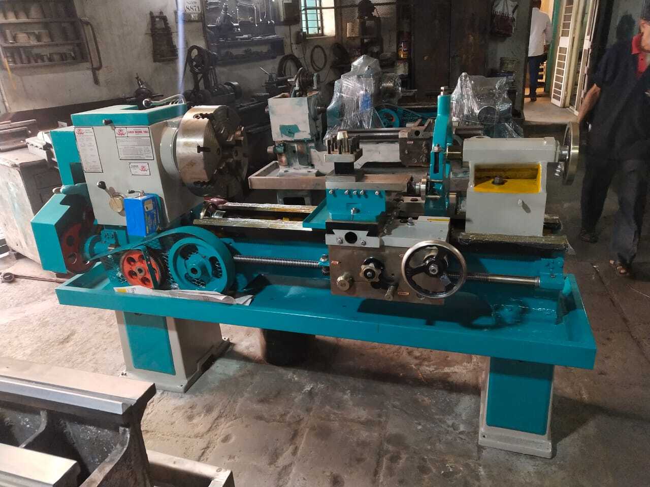 Industrial Medium Duty Lathe Machine - Metal, 6 Feet Length, Multicolor, 220 Volt | Automatic Operation, Low Noise, Eco-friendly, Cnc Compatible, High Efficiency, 300mm Max Swing Diameter, 800kg Weight, Warranty Included