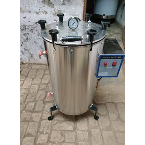 Vertical High Pressure Autoclave - Stainless Steel, Multiple Sizes Available | Maximum Temperature 250C, Energy Efficient Design, User-Friendly Control Panel