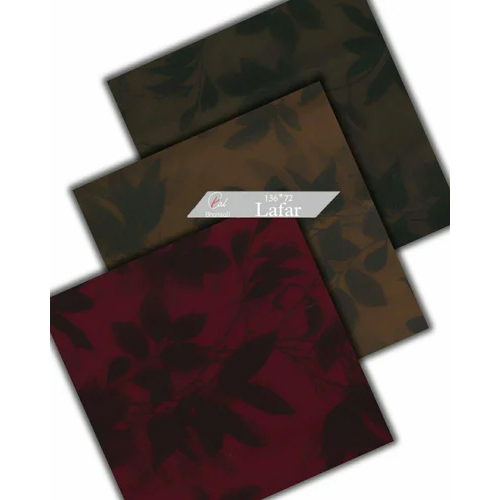 Fancy Leaf Printed Shirting Fabric - Cotton/Linen Blend, Good Quality Printed Design for Garment Production