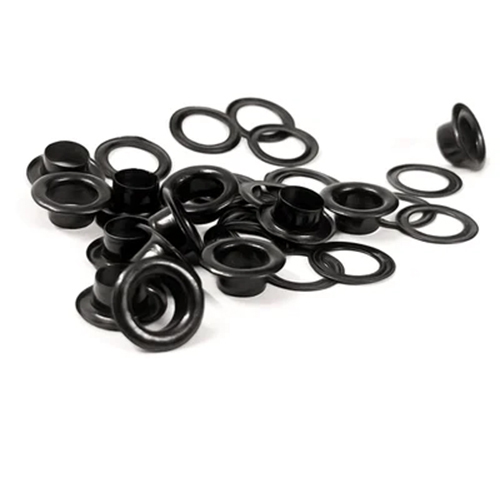 Brass Eyelet No 800 - Brass, 8 mm Diameter, Black Color | Durable, Versatile Design for Fabric, Leather, Paper Crafting & Sewing