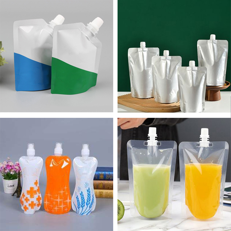 Multi Function Packing Machine Spout Pouch Doypack Nozzle Suction Bag Form Fill Seal Packing Machine Food Liquid Detergent Fill Packing Machine