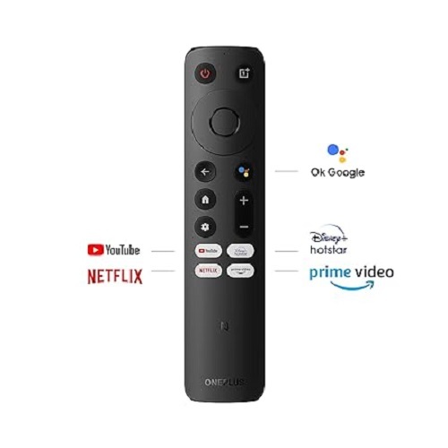 Oneplus 65 U Series 4k Led Smart Tv - 163.8 Cm, Black | 60hz Refresh Rate, 3 Hdmi Ports, Dolby Audio, Android Tv