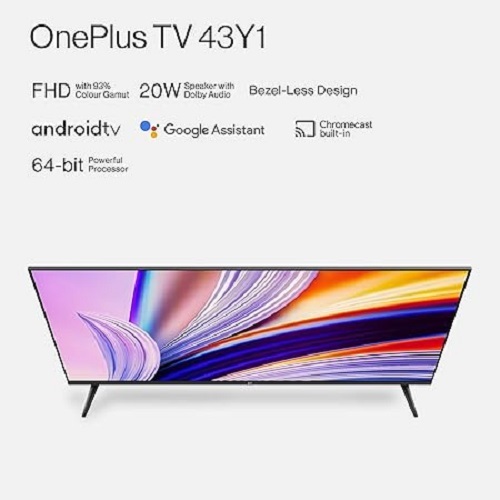 One Plus Led Tv - Color: Black