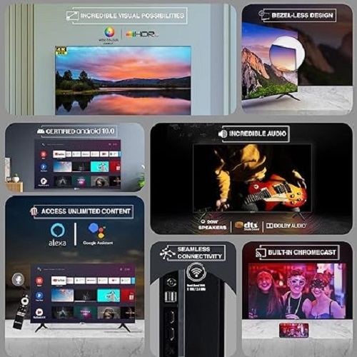 Sansui Ultra Hd Led Tv - Color: Black
