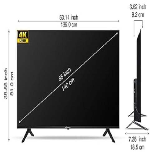 Sansui Ultra Hd Led Tv - Color: Black