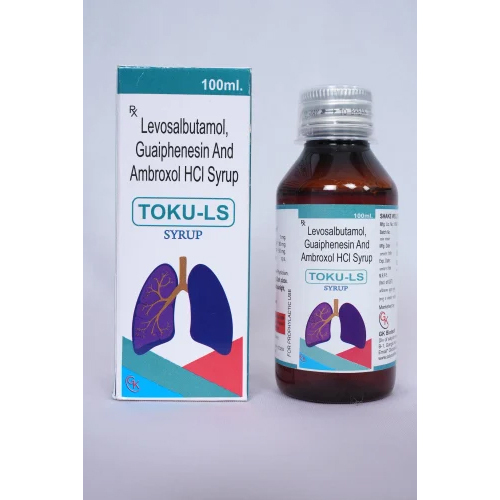Levosalbutamol Guaiphenesin Ambroxol Hcl Syrup - 200ml Bottle | Soothing Cough Relief, Effective Mucus Clearance, Store In Cool & Dry Place
