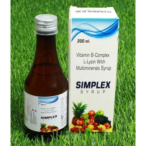 Simplex Syrup Ingredients: Vit. B Compex & Multiminerals