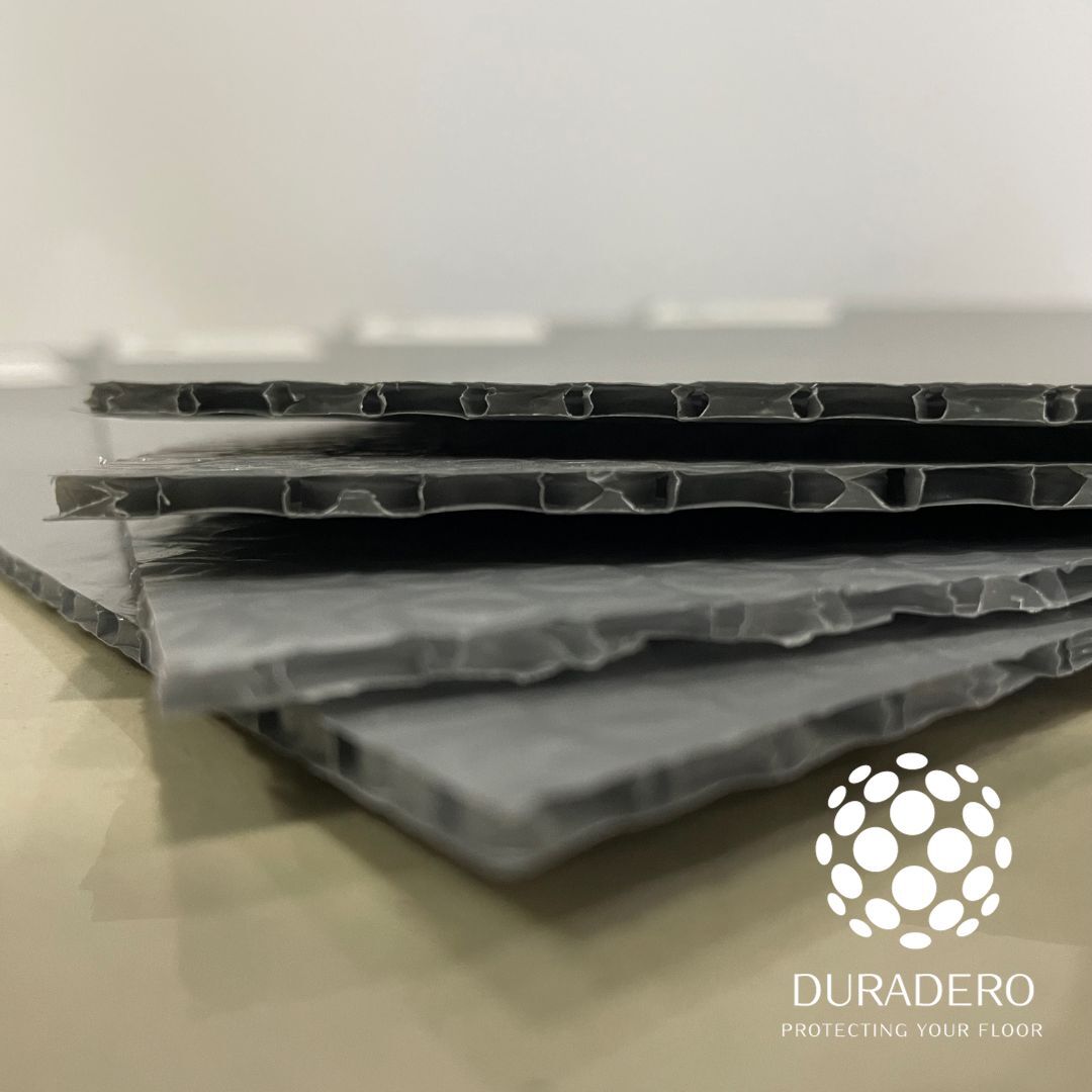 Duradero Floor Protection Sheet - 250 Gsm, 6' X 4' Smooth Polypropylene Material For Effective Floor Safety