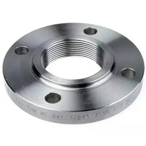 Gray Alloy Steel Threaded Flange