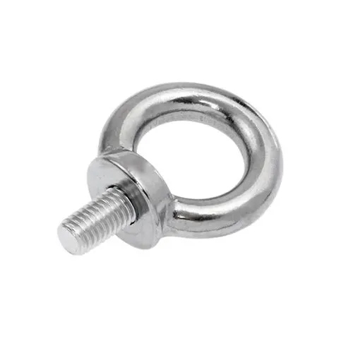 Gray Stainless Steel Collar Eye Bolt