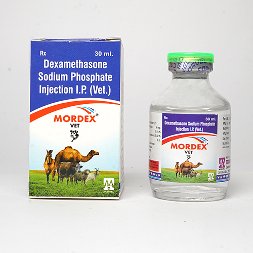 Dexamethasone Sodium Phosphate Injection - 30ml Liquid Formulation | Veterinary Injectable, Room Temperature Storage, Chemical Ingredients