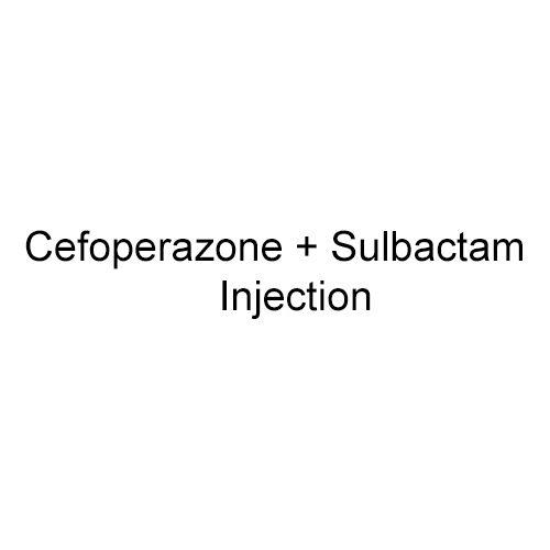 Liquid Cefoperazone Plus Sulbactam Injection