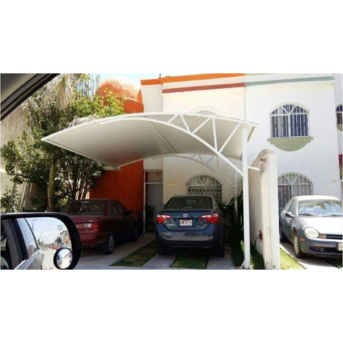 Car Parking Structure - PVC Window, Glazed Tile, Sandwich Panel, Steel Roof, Concrete Floor | Sliding Window, Customization Options, Professional Installation