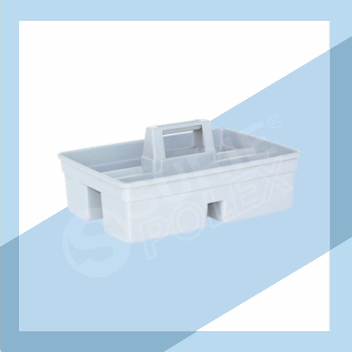 Caddy Tool Bucket - Heavy-duty Polypropylene | Versatile Organizer With Multiple Compartments, Durable Design, Ideal For Tools And Supplies