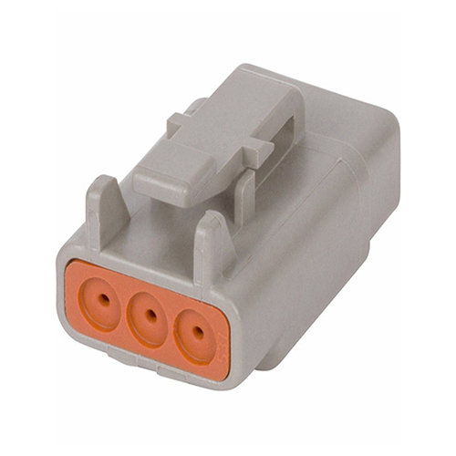 3WF DTM Connector - Industrial Usage, Gray Color | 1-Year Warranty for Automobile Applications