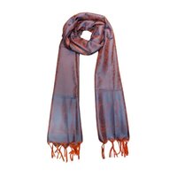 Silky Jacquard Fringes Shawls