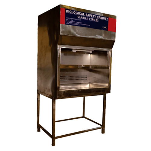 Biosafety Cabinet - Stainless Steel & Iron, Polished Finish | Adjustable Air Flow, Alarm System, No Assembly Required