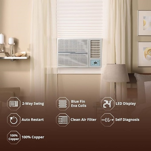 Lloyd Window Air Conditioner - Color: White