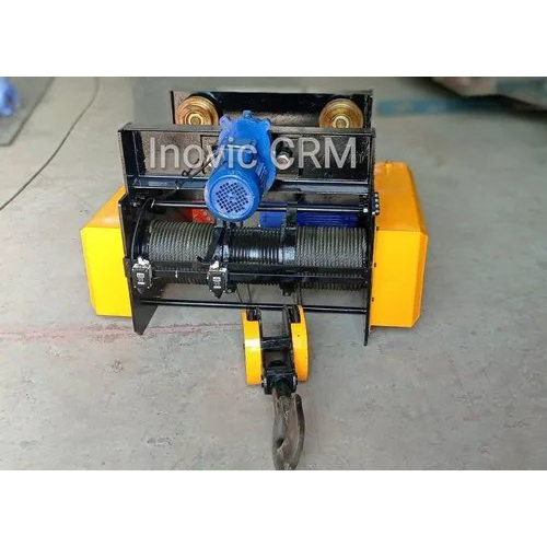 Yellow 5 Ton Capacity Wire Rope Hoist