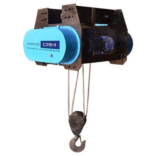 Blue & Black Electric Wire Hoist Crane