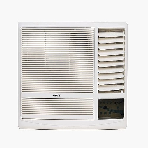 Hitachi Window Ac - 1.5 Ton Capacity, 3-star Energy Rating | Copper Condenser, Eco-friendly Gas, 43 Quality Tests, Lcd Remote Control, Fixed Speed Compressor