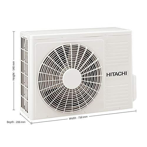 Hitachi Split Ac - 1.5tr Inverter Compressor, 5 Star Energy Rating, Copper Condenser Coil, Super Silent Operation, Auto Restart, Lcd Remote Control
