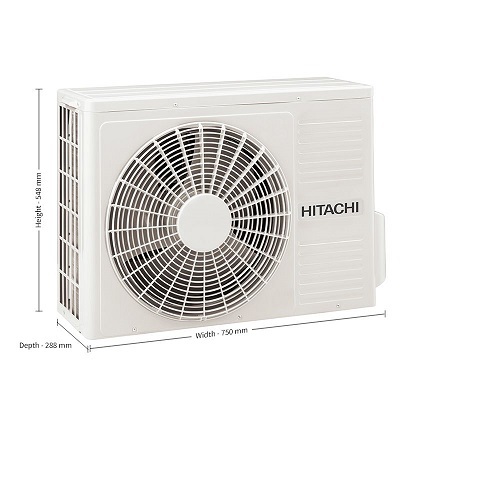 Hitachi 1.5 Ton 5 Star Split Inverter Air Conditioner - White, Wall Mounted | Inverter Technology, Tropical Rotary Compressor, Dust & Anti-bacterial Filters, Copper Condenser, 1+4 Year Warranty