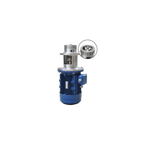 Silver-blue Bottom Intank Homogenizer Mixer