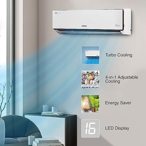 Voltas Domestic Split Air Conditioner - Color: White