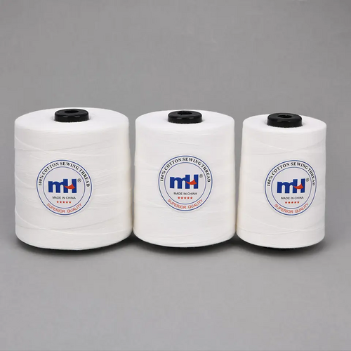 100% Cotton Sewing Thread White Hand Stitching And Machine Cotton Sewing Thread - Attributes: Anti-Piling