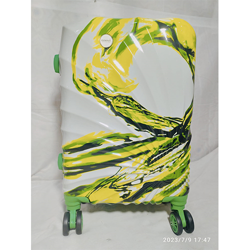 ब्लू फ्लेक्सिटफ उल्लू प्रिंट ट्रॉली बैग