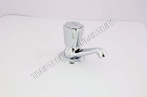 स्टेनलेस स्टील बेसिन पिलर कॉक