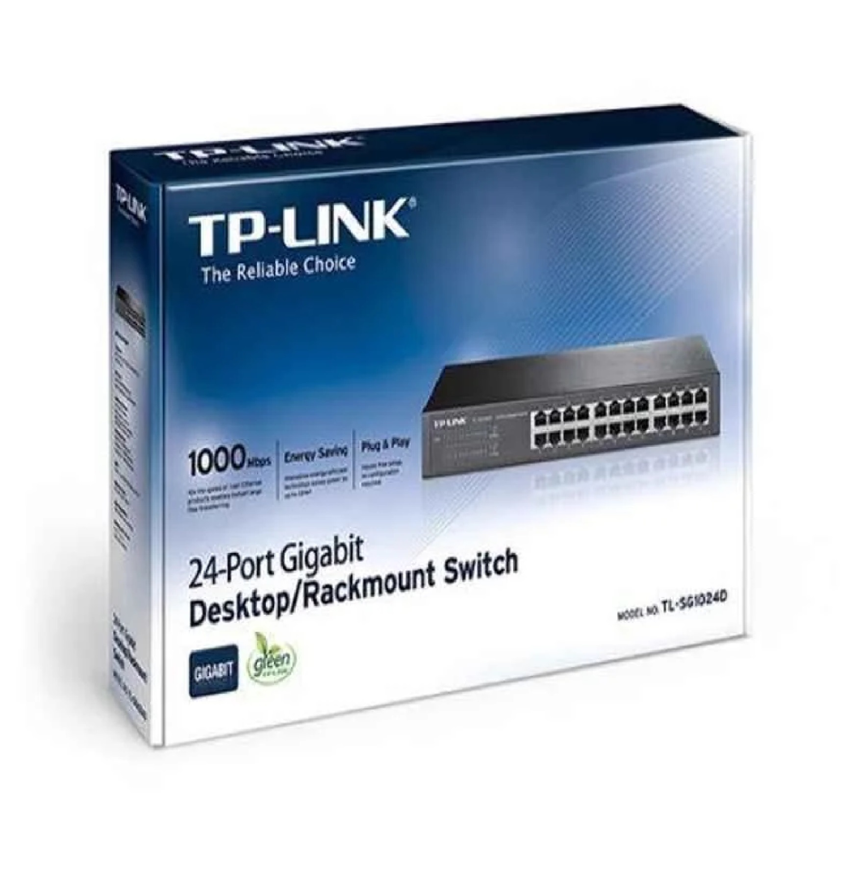 Tp-link 24 Ports Gigabit Desktop   Switch Tl-sg1024d - Dimension (L*w*h): 11.6x7.1x1.7 Inch (In)