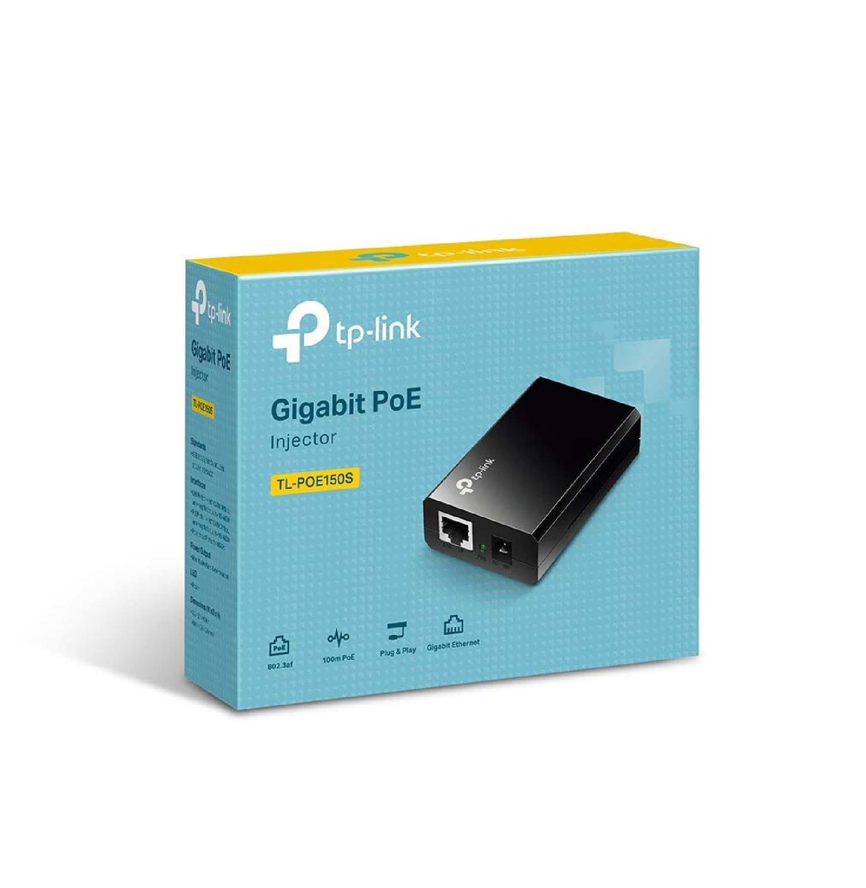 Tp-link Tl-poe150s Poe Injector Adapter - Dimension (L*w*h): 20.7 X 6.8 X 16.8 Centimeters Inch (In)