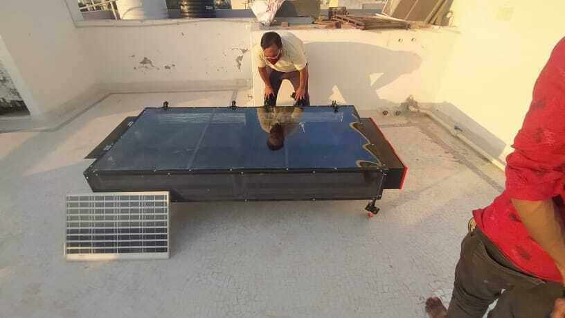 Solar Dryer For Vegetables - Color: Black