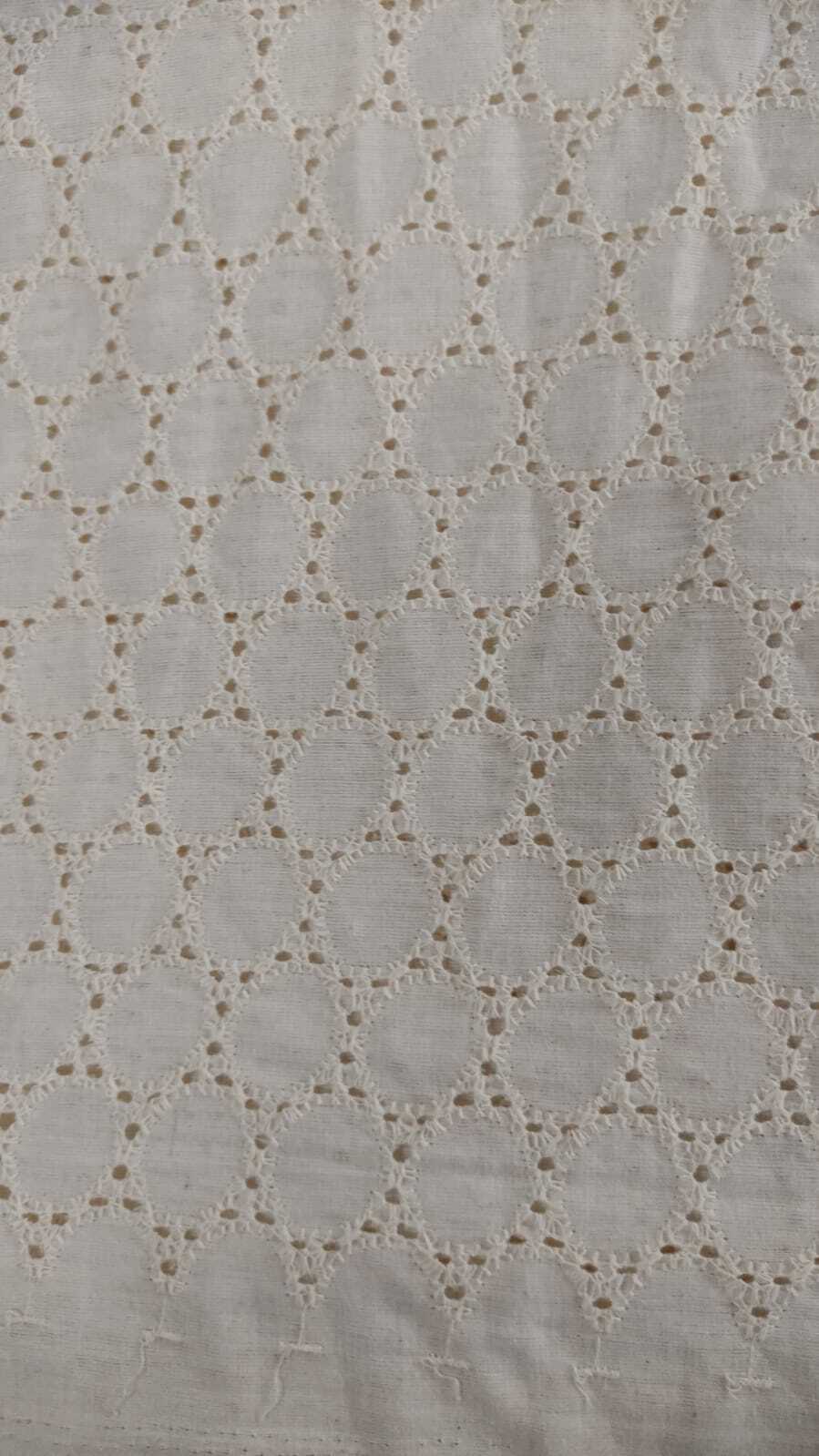 Pc Cotton Allover Chicken Fabric - 44m Length, 44" Width, Rayon Material, All Colors Available, Embroidered Pattern, Ideal For Kurta And Dress