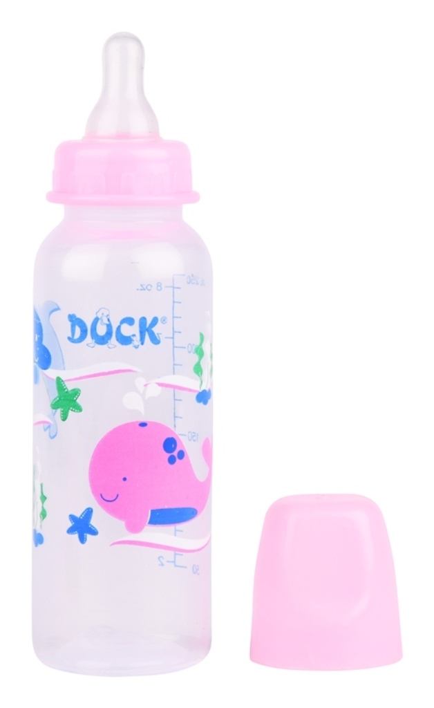 Ultra Feeder Big - Polypropylene Feeder, 0-18 Months, Pink & Purple | Bpa Free, Durable Design, Includes Silicone Nipple & Key Teether