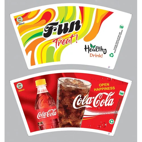 250ml 52b Paper Cup Blank - Paper Material, 250ml Size, Multicolor, 80-120 Gsm , High Quality Printed Pattern For Making Paper Cups